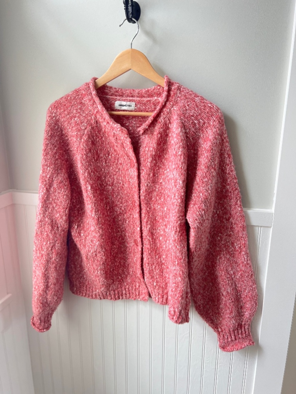 Pink Cardigan Sweater